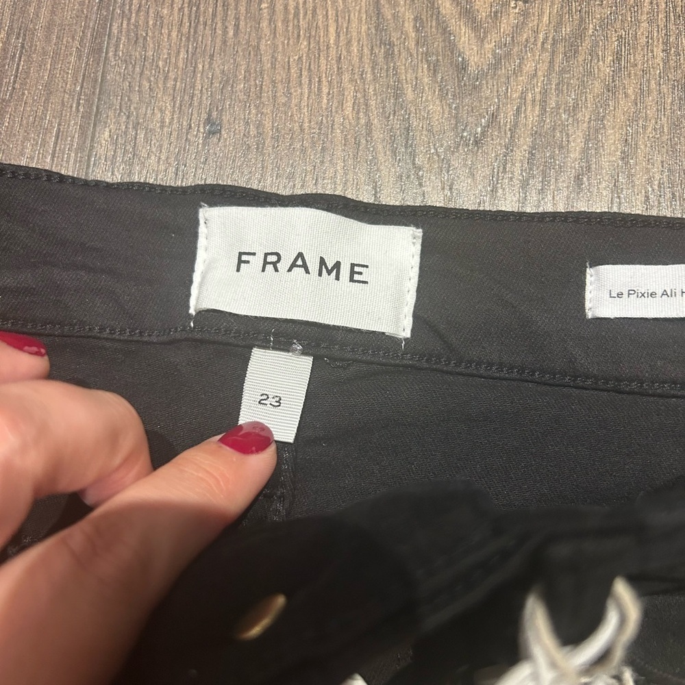 NWT FRAME [$238] ALI HIGH RISE CIGARETTE STIRRUP JEANS - Picture 4 of 6